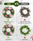 18" Dahlia & Rose Wreath – Spring & Summer Front Door Greenery Décor